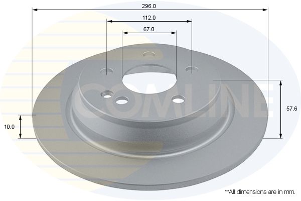 Tarcza hamulcowa COMLINE ADC1628