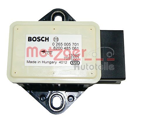 Czujnik, przyspieszenia wzdłużnego / poprzecznego METZGER AUTOTEILE 0900634