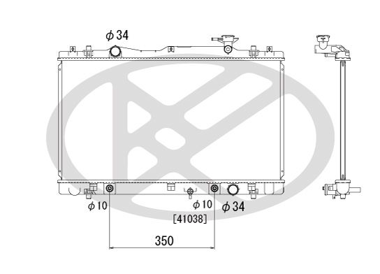 Radiator, racire motor KOYORAD PL102536
