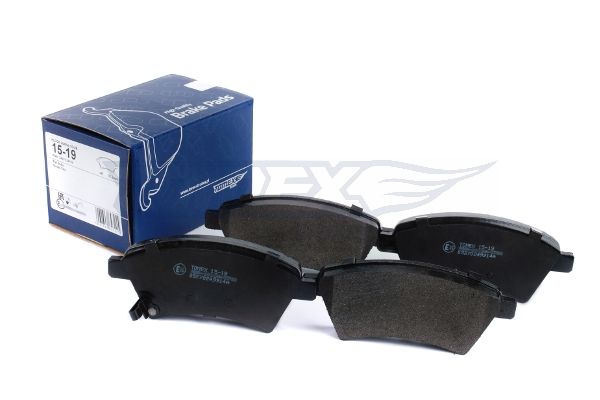 Levně Sada brzdových destiček, kotoučová brzda TOMEX Brakes 15-19