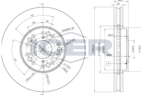 Tarcza hamulcowa ICER 78BD2611-2