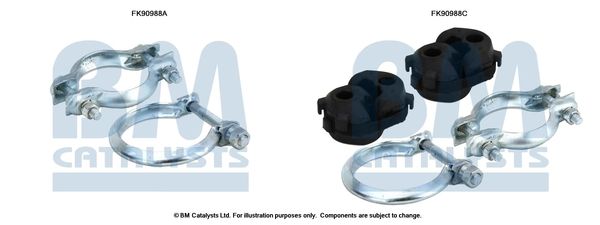 Zestaw montażowy, katalizator BM CATALYSTS FK90988