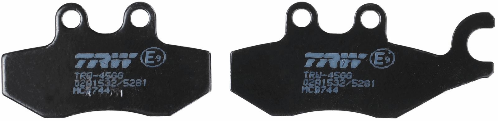 set placute frana,frana disc TRW Organic Allround MCB744