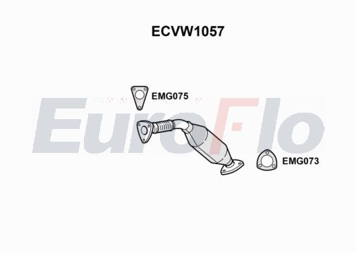 Katalizator EUROFLO 3B0254200CX
