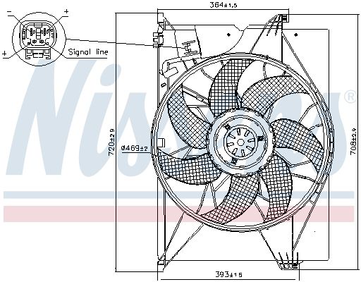 Ventilateur, refroidissement du moteur