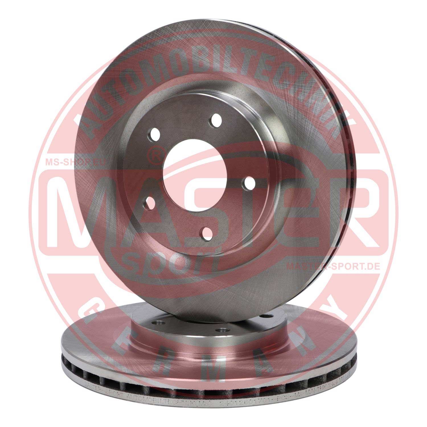 Tarcza hamulcowa MASTER-SPORT GERMANY 24012601701-SET-MS