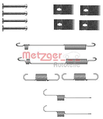 Set accesorii, sabot de frana METZGER 105-0846