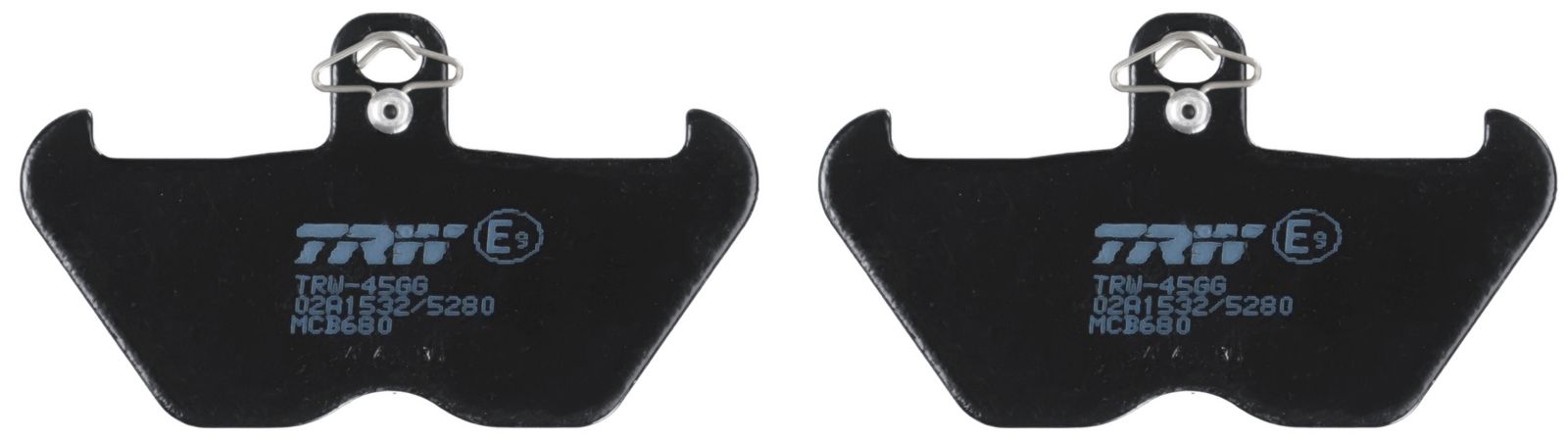 set placute frana,frana disc TRW Organic Allround MCB680