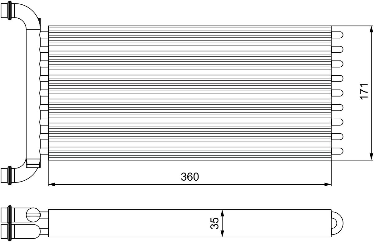 Теплообменник, отопление салона
