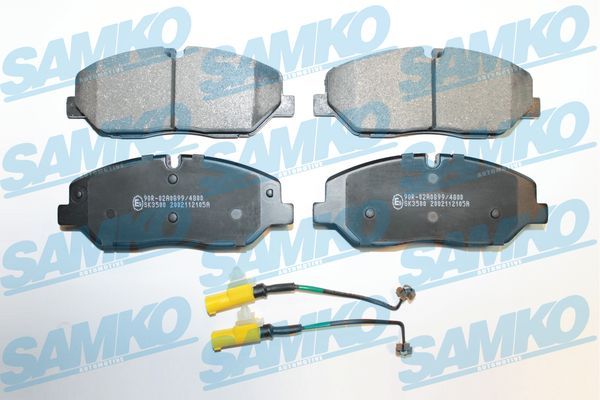 Sada brzdových destiček, kotoučová brzda SAMKO 5SP2105A
