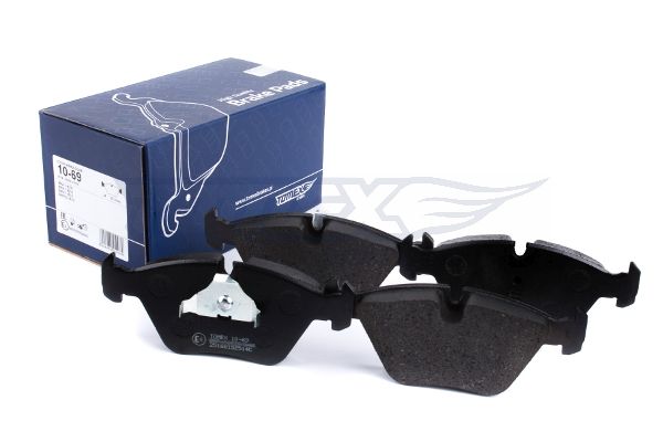 Levně Sada brzdových destiček, kotoučová brzda TOMEX Brakes 10-69