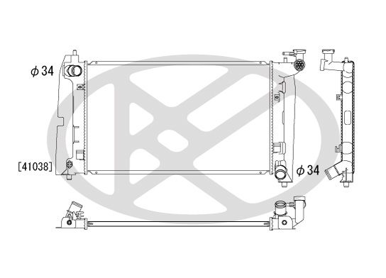 Radiator, racire motor KOYORAD PL011171