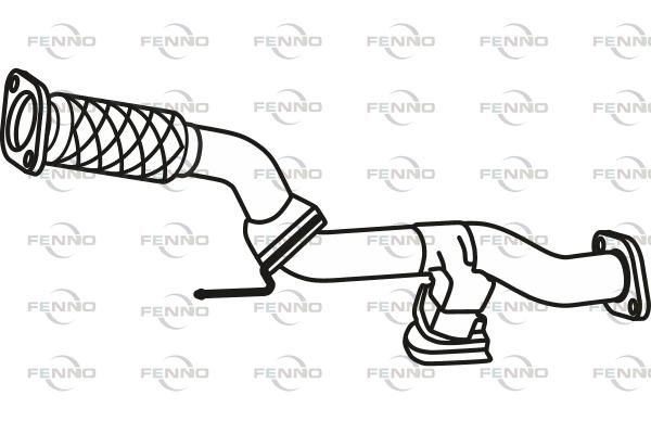 Rura wydechowa FENNO P41063