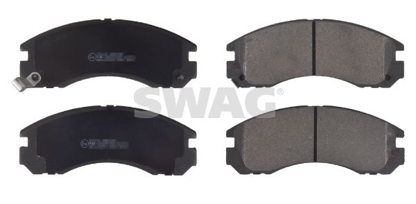 Zestaw klocków hamulcowych, hamulce tarczowe SWAG 80 91 6776