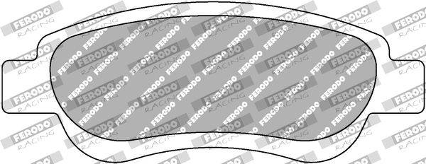 Zestaw klocków hamulcowych, hamulce tarczowe FERODO RACING FCP1790H