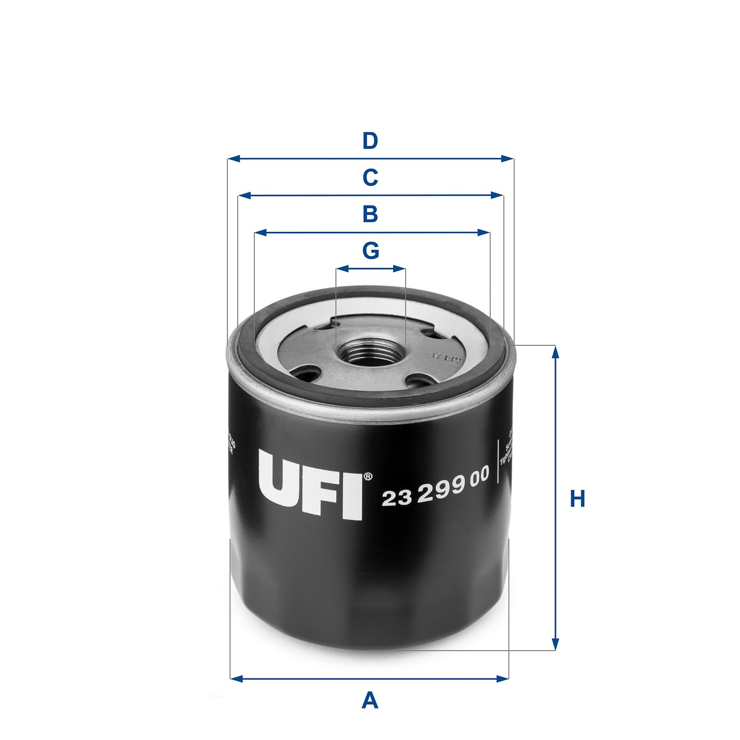 Olejový filtr UFI 23.299.00
