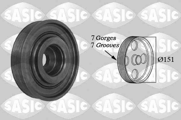 Fulie curea, arbore cotit SASIC 2154009