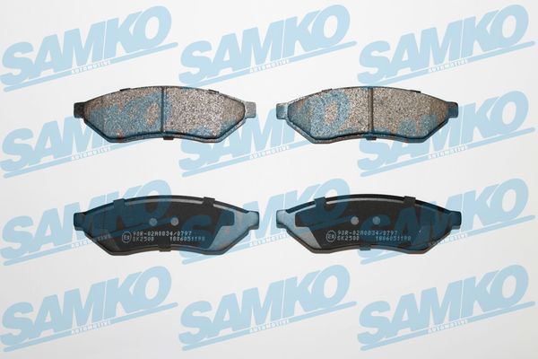 Sada brzdových destiček, kotoučová brzda SAMKO 5SP1198