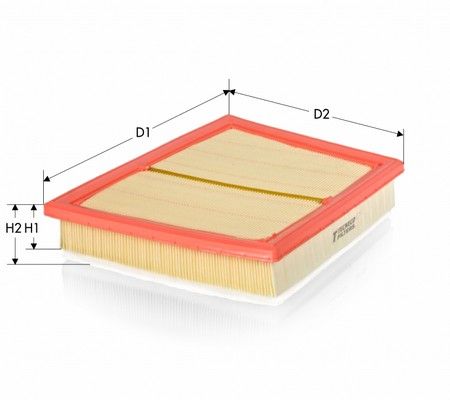 Filtr powietrza TECNECO FILTERS AR22017PMS