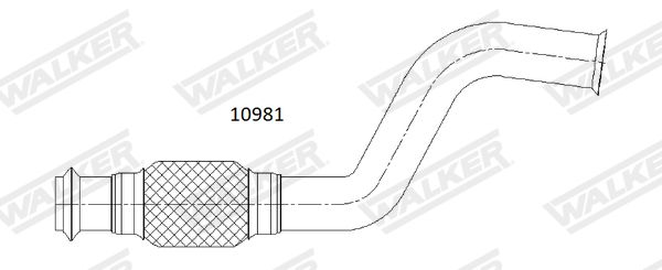 Rura wydechowa WALKER 10981