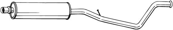 Tłumik środkowy BOSAL 283-969