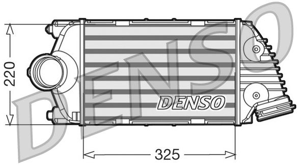 Chladič turba DENSO DIT28015