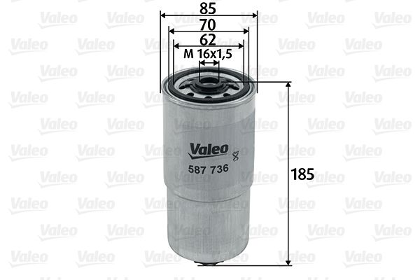 Palivový filter VALEO 587736