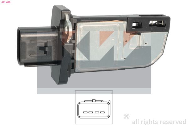 Przepływomierz masowy powietrza KW 491408