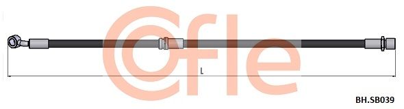 Przewód hamulcowy elastyczny COFLE 92.BH.SB039