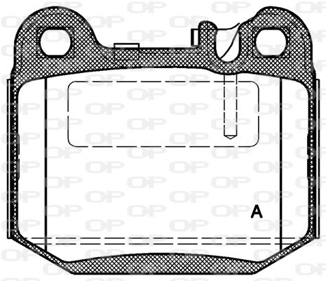 Kit de plaquettes de frein, frein à disque