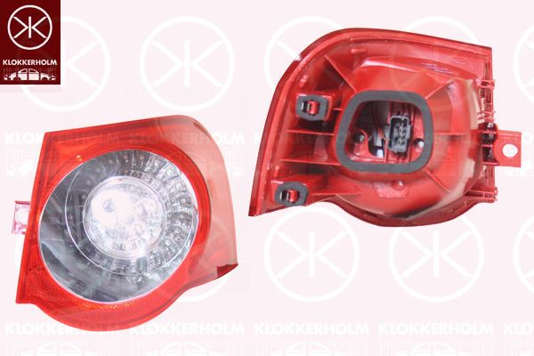 Lampa tylna zespolona KLOKKERHOLM 95400716
