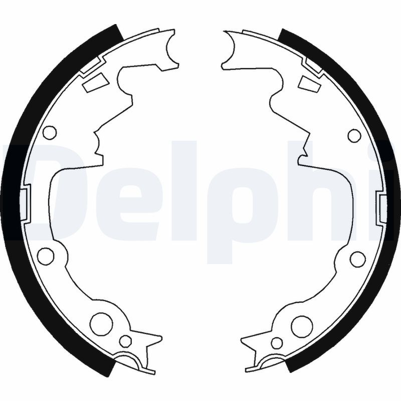 Zestaw szczęk hamulcowych DELPHI LS1800