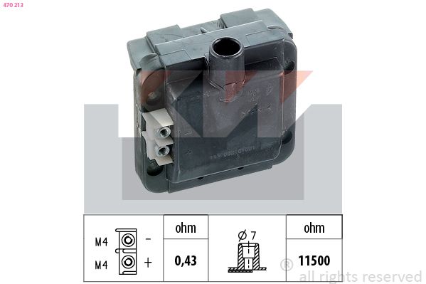 Cewka zapłonowa KW 470 213