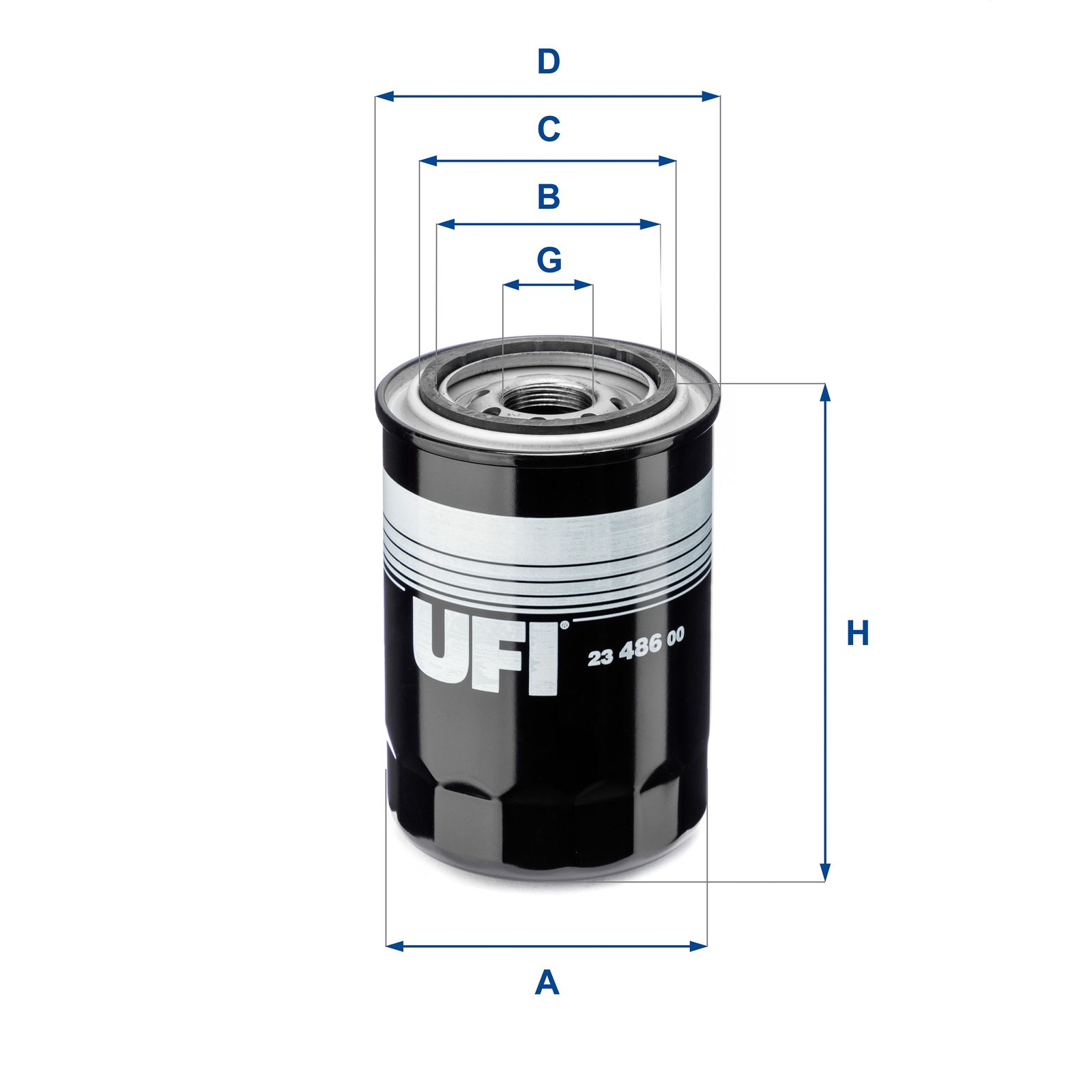Olejový filter UFI 23.486.00