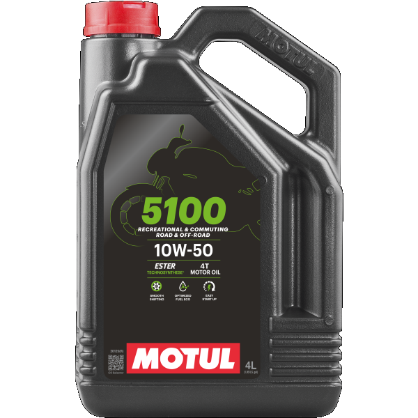 Motorolje MOTUL 104076 10W-50 4T 5100 ESTER 4L