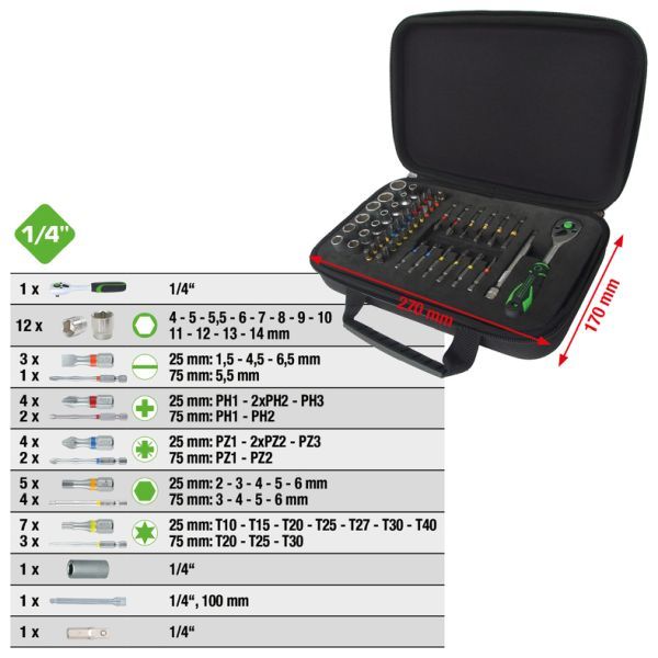 Set chei tubulare KS TOOLS 512.0053
