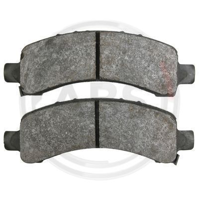 Zestaw klocków hamulcowych, hamulce tarczowe A.B.S. 38974