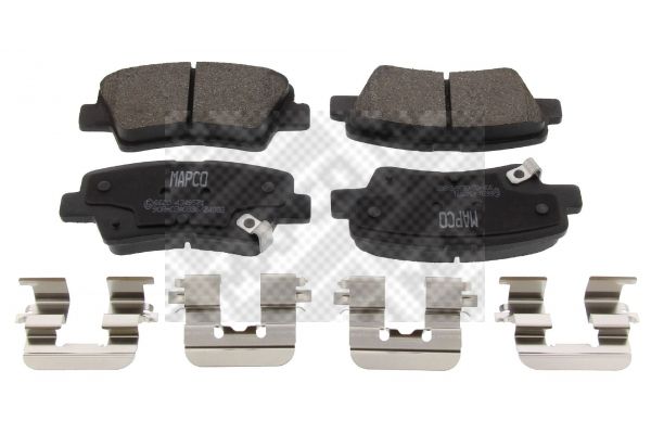 Zestaw klocków hamulcowych, hamulce tarczowe MAPCO 6620