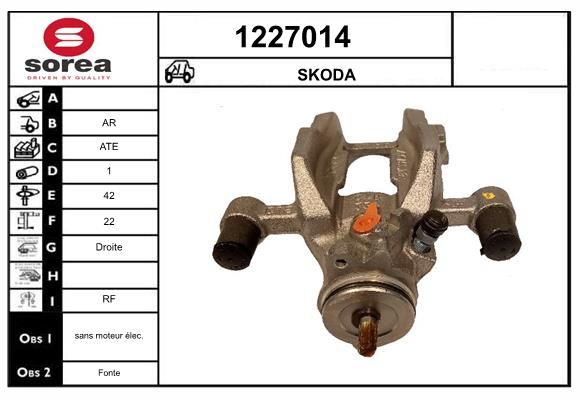 Etrier de frein - SKODA / AR