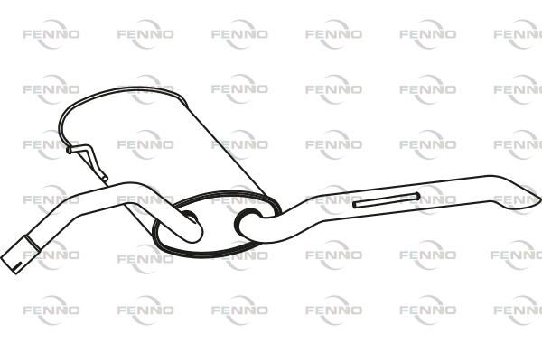Tłumik końcowy FENNO P46023