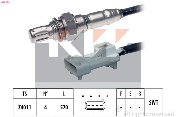 Sonda lambda KW 497 065