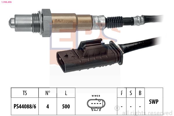Sonda lambda EPS 1.998.496