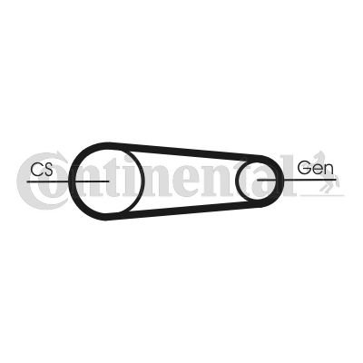 Zestaw paska klinowego wielorowkowego CONTINENTAL CTAM 6PK842 ELAST T1