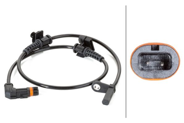 Czujnik, prędkość obrotowa koła HELLA 6PU 230 040-001