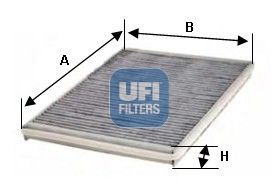 Filtr, vzduch v interiéru UFI 54.120.00