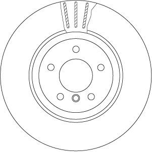 Brzdový kotouč TRW DF6624S