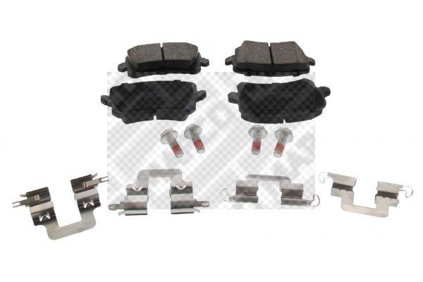 Zestaw klocków hamulcowych, hamulce tarczowe MAPCO 6914