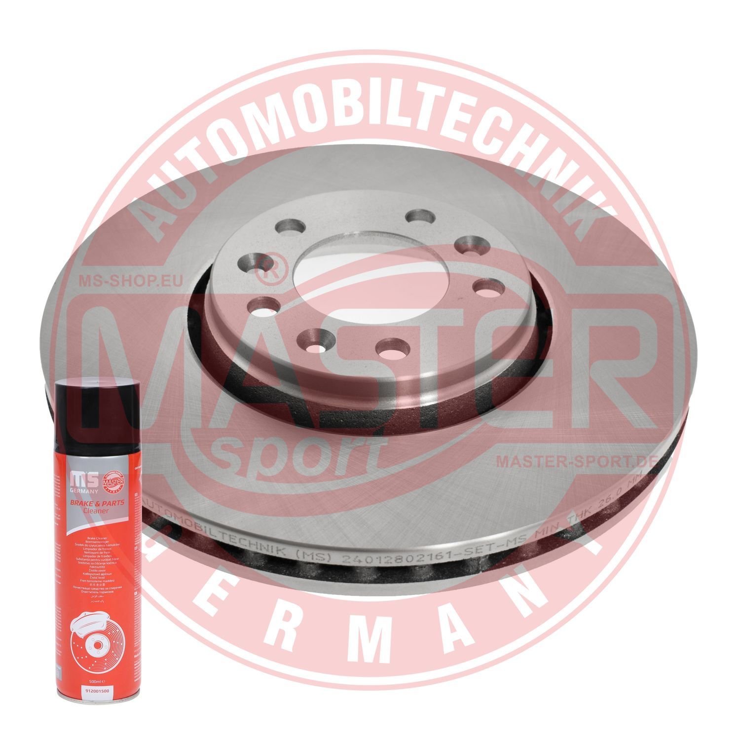 Tarcza hamulcowa MASTER-SPORT GERMANY 24012802161-PCS-MSP