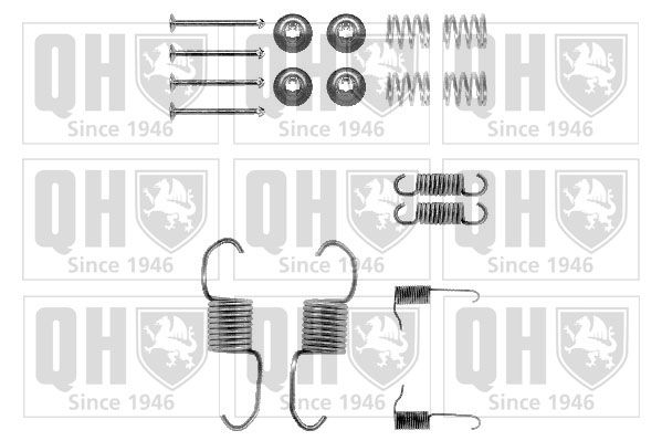 Zestaw dodatków, szczęki hamulcowe QUINTON HAZELL BFK353