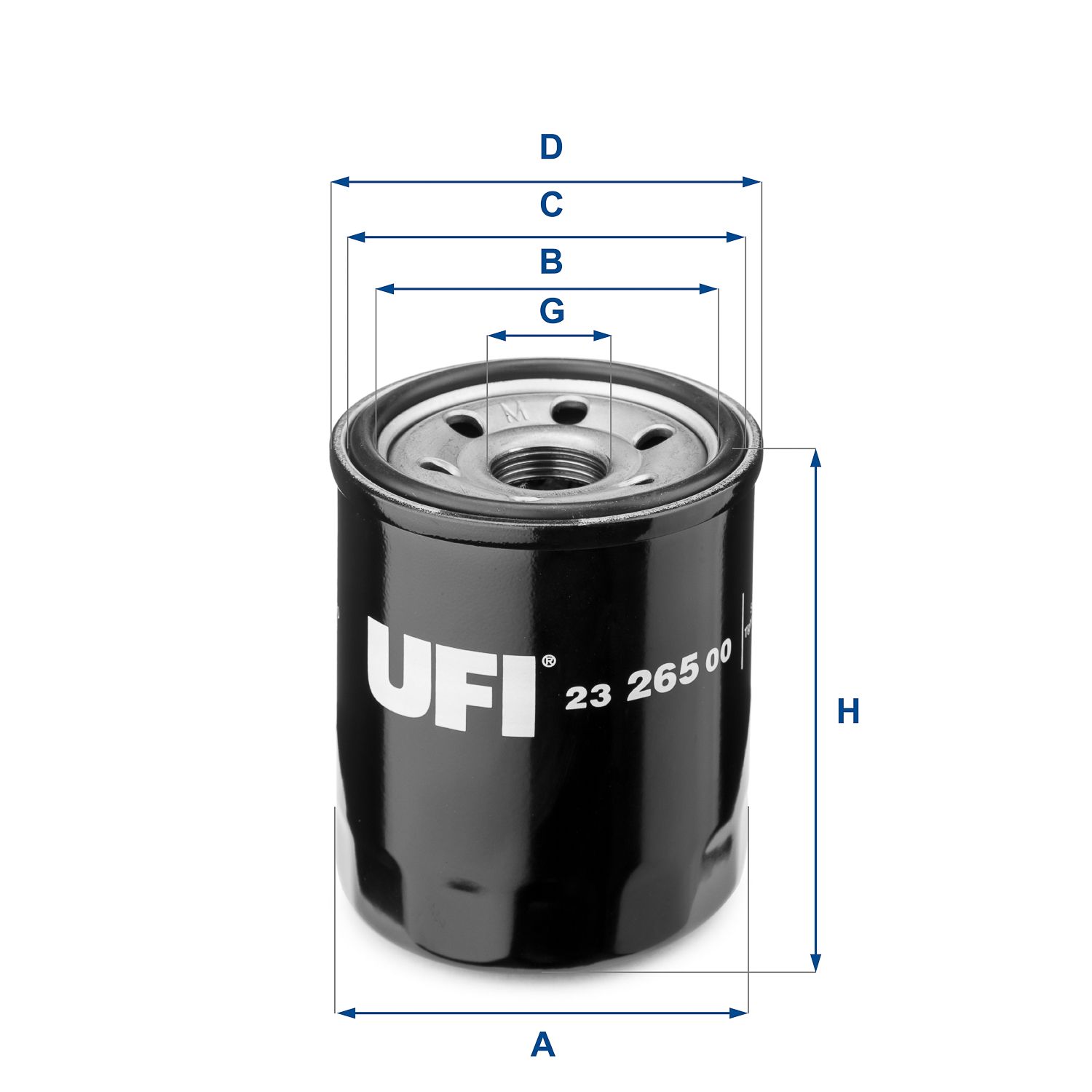Olejový filter UFI 23.265.00